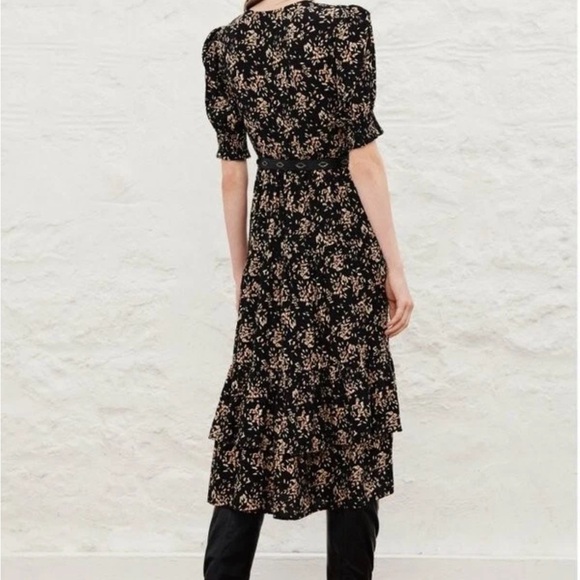 ba&sh Black and Pink Maxi Dress - Picture 7 of 8